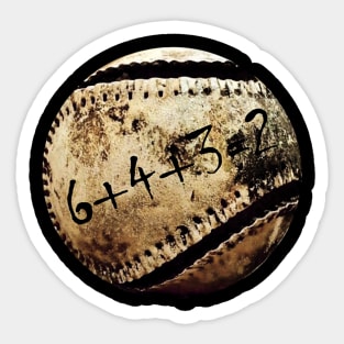 Baseball sabermetrics Baseball 6432 Double Play Sticker